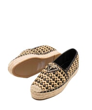 GUESS JOLANDON  Mokasyny espadryle CZARNY - Buty damskie - 5