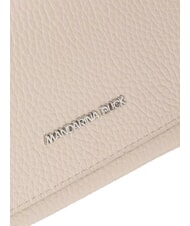 MANDARINA DUCK MELLOW LEATHER Mała sk&oacute;rzana torba na ramię ciepły szary - Torby damskie - 3
