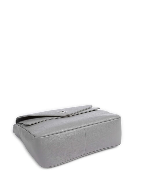 MELLOW LEATHER Torba sk&oacute;rzana z klapką niebo grudniowe - Torby damskie