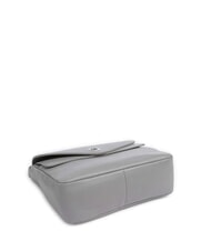MANDARINA DUCK MELLOW LEATHER Torba sk&oacute;rzana z klapką niebo grudniowe - Torby damskie - 5