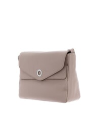 MANDARINA DUCK MELLOW LEATHER Torba sk&oacute;rzana z klapką ciepły szary - Torby damskie - 2