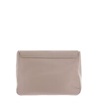 MANDARINA DUCK MELLOW LEATHER Torba sk&oacute;rzana z klapką ciepły szary - Torby damskie - 4