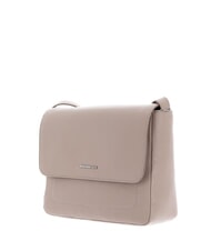 MANDARINA DUCK MELLOW LEATHER Sk&oacute;rzana torba na ramię z klapką ciepły szary - Torby damskie - 2