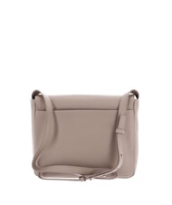 MANDARINA DUCK MELLOW LEATHER Sk&oacute;rzana torba na ramię z klapką ciepły szary - Torby damskie - 4
