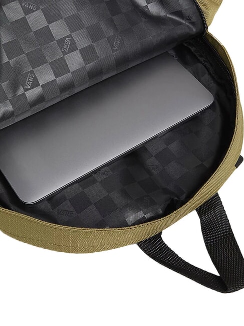 OLD SKOOL TREK  Plecak na laptopa 15" oliwka gotycka - Plecaki szkolne i rekreacyjne