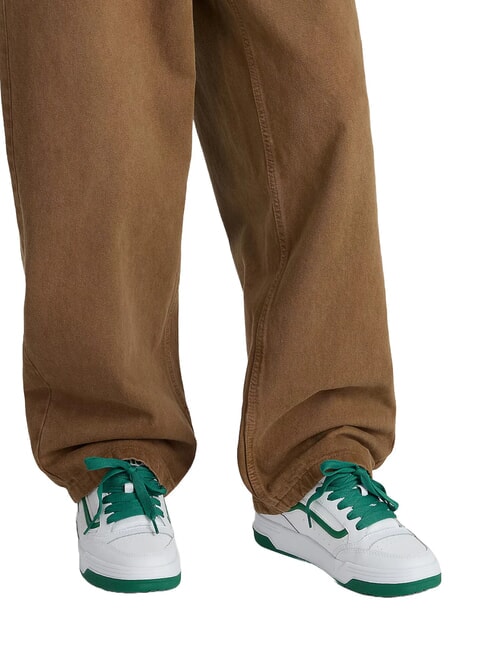 HYLANE  Sk&oacute;rzane trampki zielony pop - Buty uniseks
