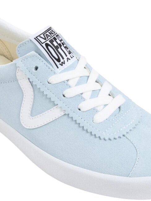 SPORT LOW  Sk&oacute;rzane trampki jasnoniebieski/biały - Buty uniseks