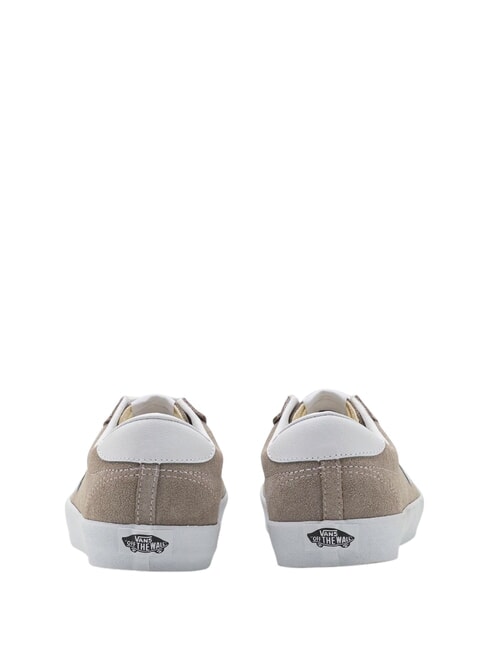 SPORT LOW  Sk&oacute;rzane trampki Khaki/Biały - Buty uniseks