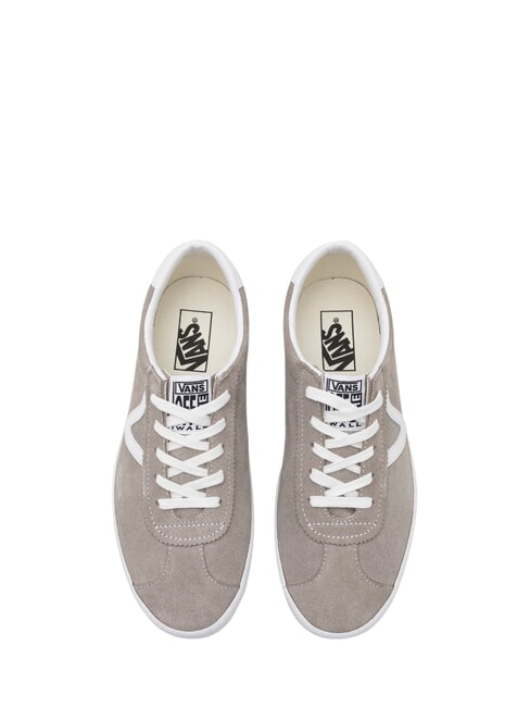 SPORT LOW  Sk&oacute;rzane trampki Khaki/Biały - Buty uniseks