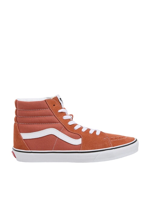 SK8-HI  Sk&oacute;rzane trampki teoria koloru kasztanowego - Buty uniseks