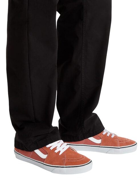 SK8-HI  Sk&oacute;rzane trampki teoria koloru kasztanowego - Buty uniseks