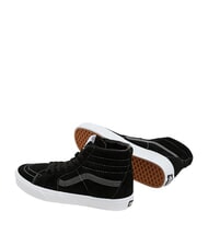 VANS SK8-HI  Sk&oacute;rzane trampki czarna zamszowa świnia - Buty uniseks - 3