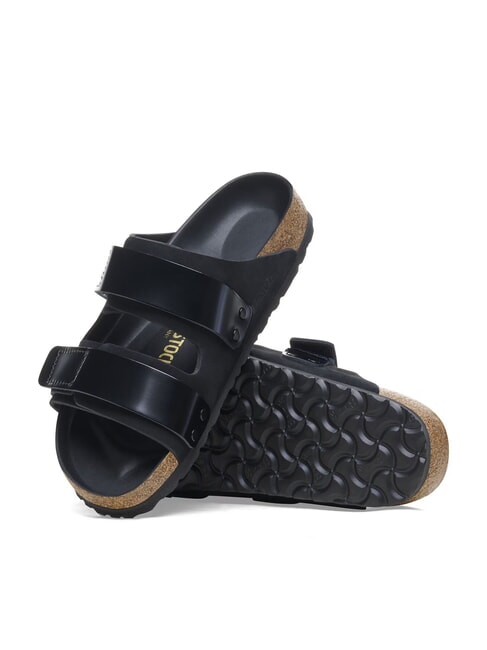 UJI Sandały sk&oacute;rzane czarny - Buty damskie