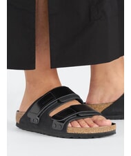 BIRKENSTOCK UJI Sandały sk&oacute;rzane czarny - Buty damskie - 8