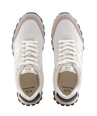ARMANI EXCHANGE A|X Adidasy plaza taupe+ecru - Buty męskie - 4