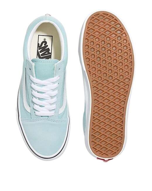 UA OLD SKOOL  Trampki pł&oacute;cienne niebieski kanał - Buty uniseks