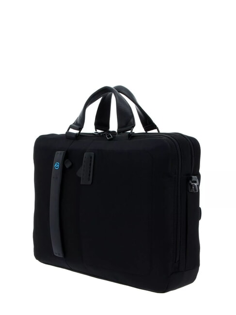 P16 Teczka na laptopa 15,6" - iPad 10,5" SZEWRON/CZARNY - Teczki robocze