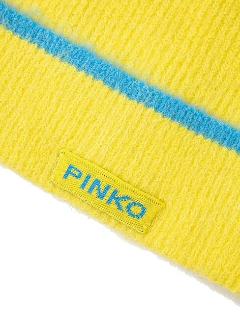 SERRADE Czapka beanie z mankietem ż&oacute;łty/niebieski - Włosy