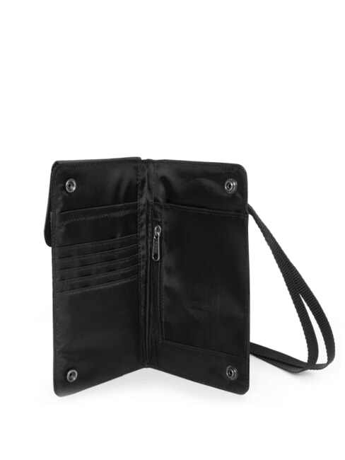 DALLER POUCH  Etui na karty z paskiem na ramię CZARNY - Torby na ramię męskie