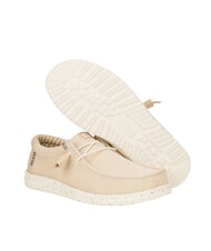 HEY DUDE WALLY STRETCH SOX Mokasyny z siateczki Krem irlandzki/Czapla - Buty męskie - 6