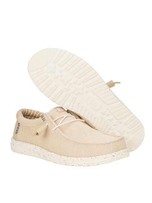 WALLY STRETCH SOX Mokasyny z siateczki Krem irlandzki/Czapla - Buty męskie