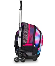 SEVEN FLEX SHADEFULL GIRL Odpinany plecak na k&oacute;łkach, 3 k&oacute;łka fioletowy - Plecaki z w&oacute;zkiem - 4