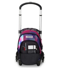 SEVEN FLEX SHADEFULL GIRL Odpinany plecak na k&oacute;łkach, 3 k&oacute;łka fioletowy - Plecaki z w&oacute;zkiem - 5