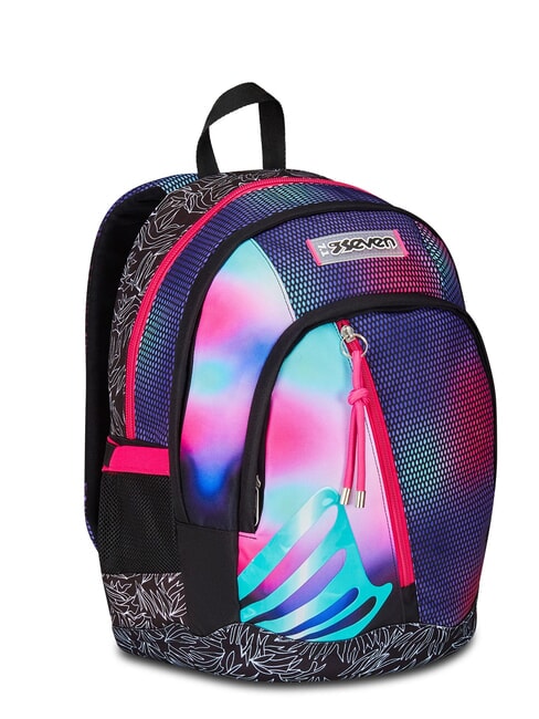 FLEX SHADEFULL GIRL Odpinany plecak na k&oacute;łkach, 3 k&oacute;łka fioletowy - Plecaki z w&oacute;zkiem