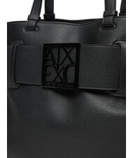 ARMANI EXCHANGE SUSIE SOFT Torba na ramię z klamrą czarny - Torby damskie - 3
