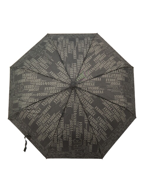 JUMBO Miniaturowy automatyczny parasol czarne logo 01 - Parasole