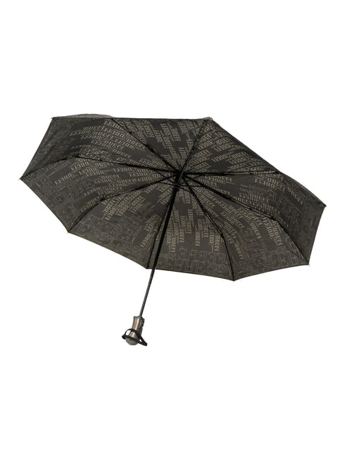 JUMBO Miniaturowy automatyczny parasol czarne logo 01 - Parasole