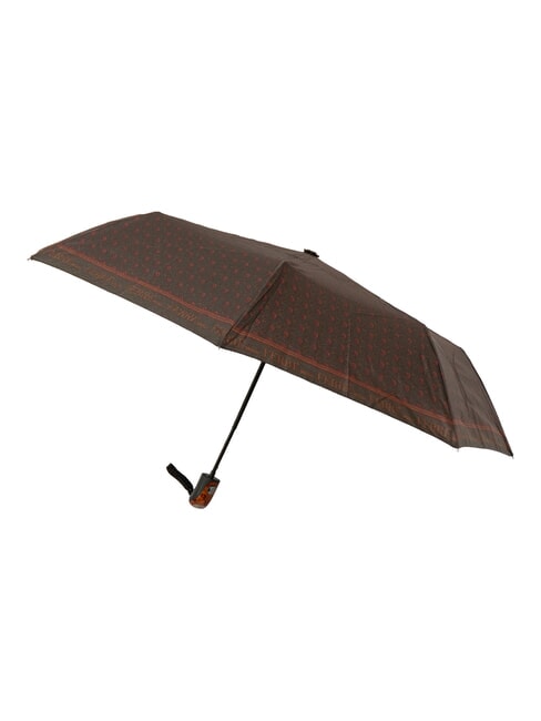 MINI Wiatroszczelny składany parasol brązowy krawat 03 - Parasole