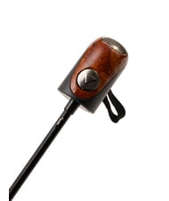 FERR&Egrave; MINI Wiatroszczelny składany parasol brązowy krawat 03 - Parasole - 4