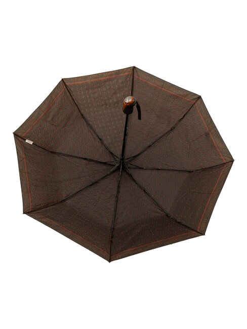 MINI Wiatroszczelny składany parasol brązowy krawat 03 - Parasole