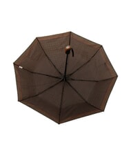 FERR&Egrave; MINI Wiatroszczelny składany parasol brązowy krawat 03 - Parasole - 5