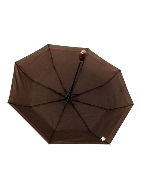 MINI Wiatroszczelny składany parasol brązowy krawat 02 - Parasole