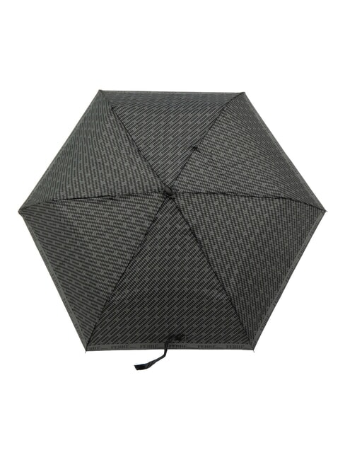 MINI Wiatroszczelny parasol ręczny szary krawat 03 - Parasole