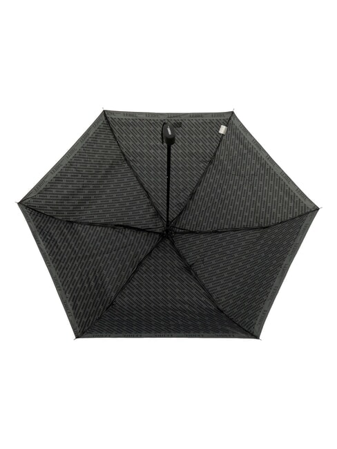 MINI Wiatroszczelny parasol ręczny szary krawat 03 - Parasole