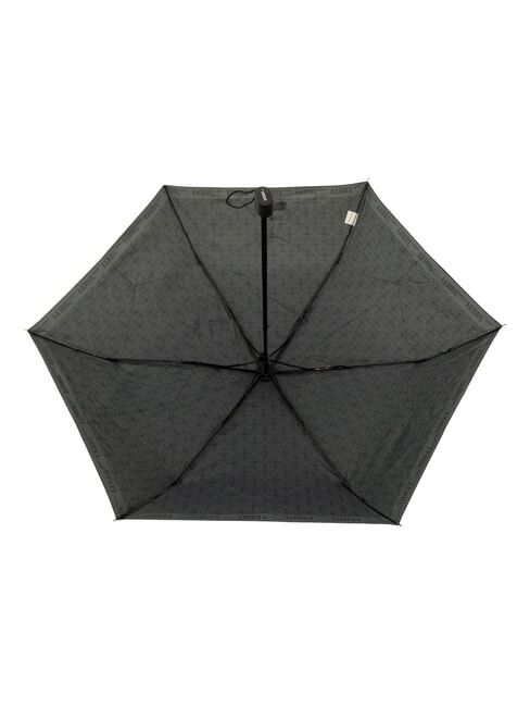 MINI Wiatroszczelny parasol ręczny szary krawat 01 - Parasole