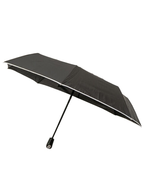 MINI Automatyczny parasol otwierany/zamykany czarny / biały - Parasole