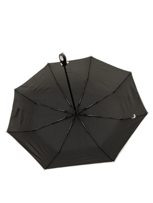MINI Automatyczny parasol otwierany/zamykany czarny / biały - Parasole