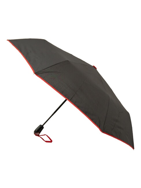MINI Automatyczny parasol otwierany/zamykany czarny / czerwony - Parasole