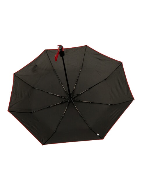 MINI Automatyczny parasol otwierany/zamykany czarny / czerwony - Parasole
