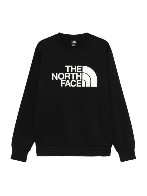 EASY Bluza z okrągłym dekoltem i dużym logo czarny tnf - Bluzy męskie