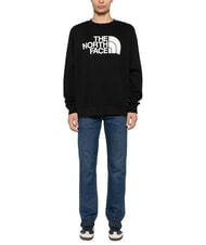 THE NORTH FACE EASY Bluza z okrągłym dekoltem i dużym logo czarny tnf - Bluzy męskie - 4