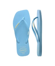 HAVAIANAS SQUARE LOGO Klapki lawendowy niebieski - Buty damskie - 4