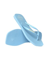HAVAIANAS SQUARE LOGO Klapki lawendowy niebieski - Buty damskie - 5