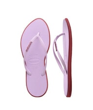 HAVAIANAS SLIM POINT Klapki amarant - Buty damskie - 4