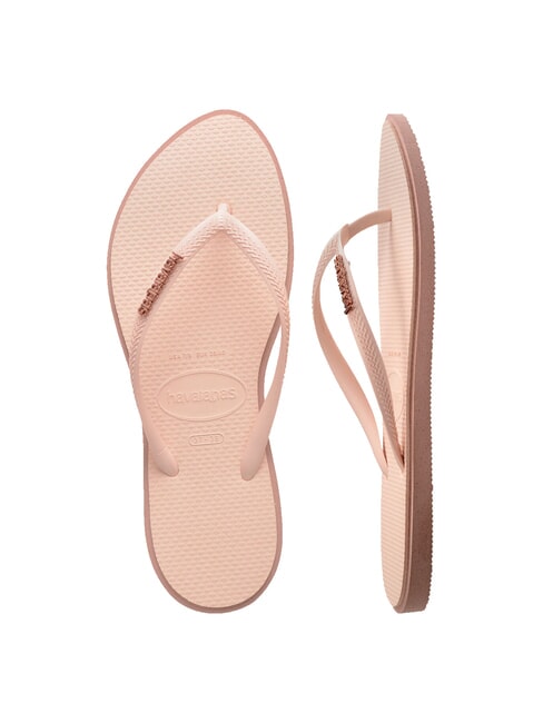 SLIM POINT Klapki KROKUSY/R&Oacute;ŻE - Buty damskie