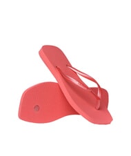 HAVAIANAS SLIM SQUARE Klapki z kwadratowym noskiem koral tropikalny - Buty damskie - 5
